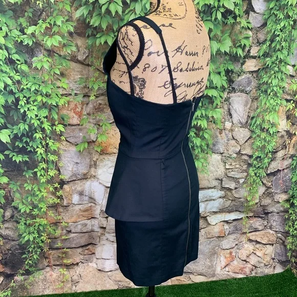 REVOLVE BRAND MASON Peplum Black Bodycon Dress, 4 - Picture 7 of 10